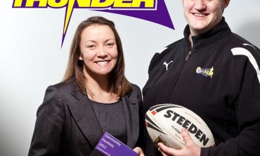 AYCLIFFE FIRM ‘TEAMS UP’ WITH RUGBY CLUB