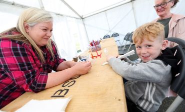 Print artwork session at Aycliffe library