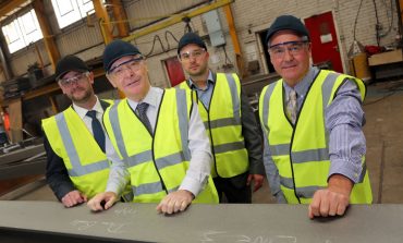 Middlesbrough mayor signs landmark piece of Aycliffe steel