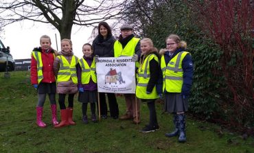 Aycliffe pupils plant 10,000 Crocus Bulbs too improve their walk to school