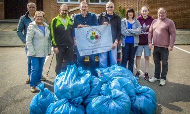 15 bags of rubbish collected during litter-pick