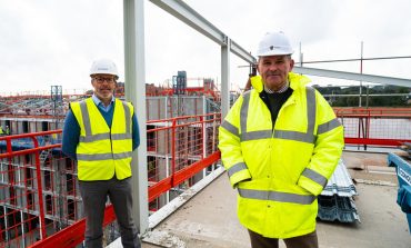 Aycliffe steel work for hotel completed at huge Milburngate development