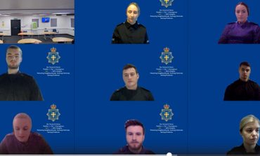 Police officers sworn in online