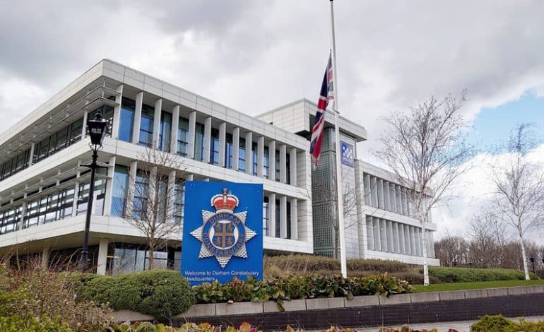 Police flags at halfmast for Prince Philip