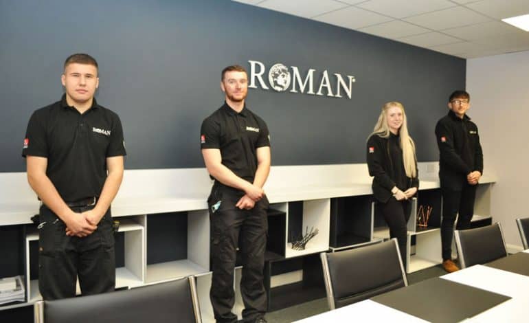 Roman recruits four apprentices