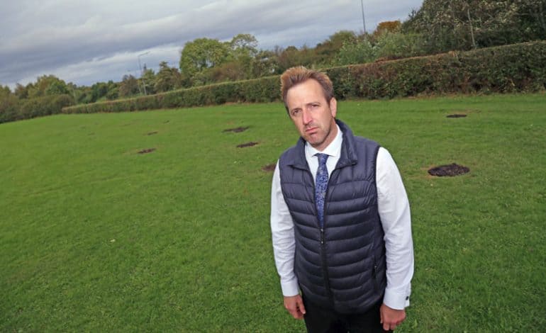 Anger after community orchard fruit trees wrecked