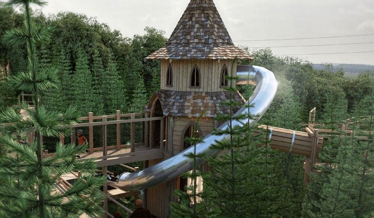 Raby branching out with adventure forest playground