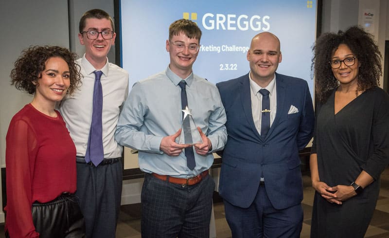 Business students top of the class in Greggs Marketing Challenge ...