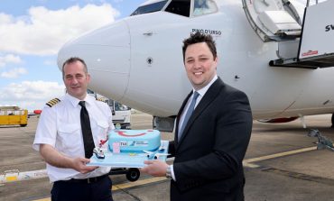 Aycliffe family on first TUI Teesside flight for a decade