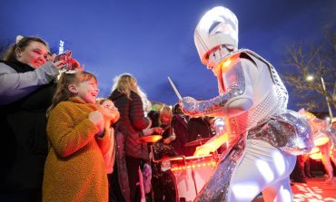 Spreading Christmas cheer in Aycliffe town centre